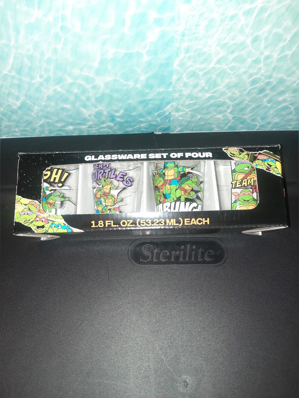 Nickelodeon Teenage Mutant Ninja Turtles 4 Pc Shot Glass Set